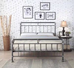 Cilcain Double 4ft 6 Antique Bronze Metal Bed Frame