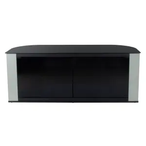 AVF Gallery 1.2m Corner TV Stand, for TVs up to 60" - Pebble Grey