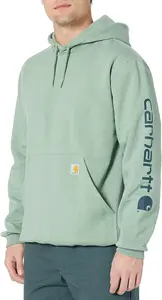 Carhartt Loose Fit Midweight Logo Sleeve Graphic Sweatshirt Jade Heather L