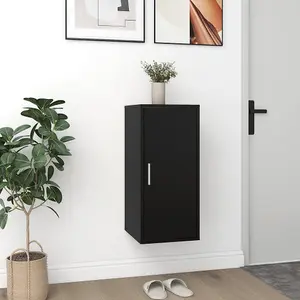 Berkfield Shoe Cabinet Black 32x35x70 cm Engineered Wood