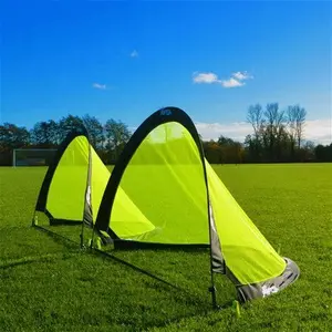 FORZA Flash Pop-Up Football Goals [2.5Ft, 4ft Or 6Ft] - Portable Kids Goal Posts For Shooting Practice - Pop-Up In Minutes | Single Or Pair Of Goals