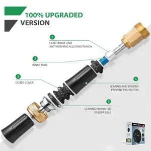 Expanding Garden Watering Hose Pipe - Automatically Expandable & Flexible Hosepipes - 100 FT