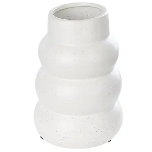 Flower Vase PIREAS Ceramic White