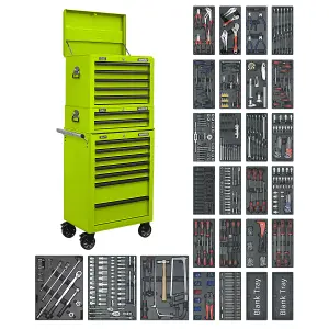 Superline Pro Tool Chest Combination 14 Drawer Ball-Bearing Slides SPTHVCOMBO1