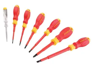 STANLEY STHT60031-0 FatMax VDE Insulated Screwdriver Set, 7 Piece STA060031