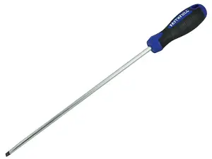 Faithfull  Soft Grip Screwdriver Flared Slotted Tip 10.0 x 250mm FAISDF250