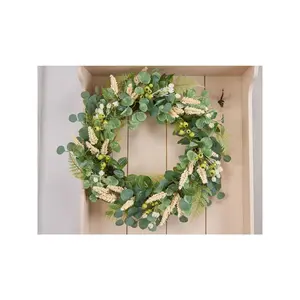 Faux Eucalyptus 80cm Wreath