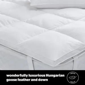 Silentnight Ultimate Luxury Hungarian Goose Feather & Down Mattress Topper - King