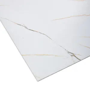 10Pcs Marble Texture Self Adhesive PVC Peel and Stick Flooring Tiles 30x30cm