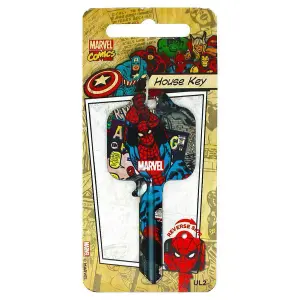 Marvel Spider-Man Blank Key Multicoloured (One Size)