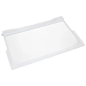 Whirlpool Genuine Spare Part - Fridge Upper Glass Shelf : 475x288mm max. inc. trims - WPL481010643010