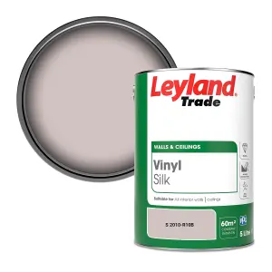 Leyland Trade Vinyl Silk Walls & Ceilings Emulsion Paint (S 2010-R10B) - 5L