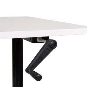 Adjustable Desk Manual White DESTINAS