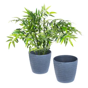 LIVIVO Set of 2 Garden Plant Pots