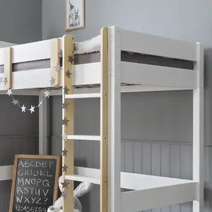 Una Highsleeper Cabin Bed in Classic White