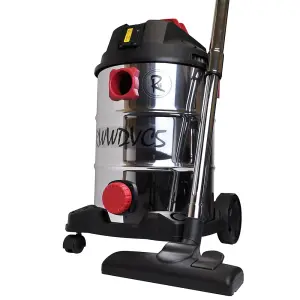 RocwooD 30L Wet And Dry Corded Vacuum Cleaner & Blower 1400W