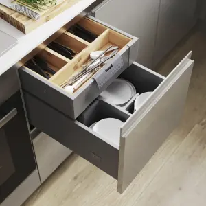 GoodHome Soto Soft-close Deep drawer box (W)400mm