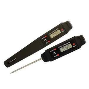 Digital Thermometer -50 to 125 degrees Celsius & Farenheit Temperature Probe