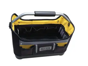 Stanley 16" Inch Open Tote Tool Bag Toolbag Hard Bottomed 1-96-182 STA196182