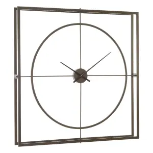 Interiors by Premier Trinity Rust Finish Wall Clock