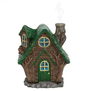 Lisa Parker Woody Lodge Incense Holder Brown/Green (One Size)