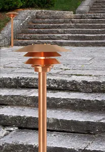 Nordlux Veno Outdoor Patio Terrace Garden Light In Copper (Height) 93cm