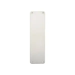 Plain Door Finger Plate 300 x 75mm Bright Stainless Steel Push Plate