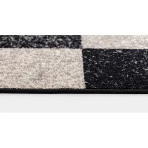 Mistie Door Mat Black/White / Rectangle 67 x 120cm