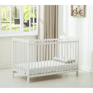 Cairns Cot with Mattress White