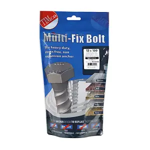 TIMCO Multi-Fix Bolts Hex Head Exterior Silver - 12.0 x 150