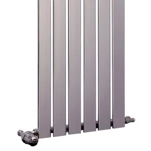 Ximax Vertirad HW1800550C Chrome Horizontal or vertical Designer 3634BTU Radiator, (W)550mm x (H)1800mm