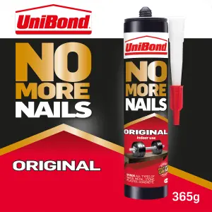 UniBond No More Nails Original White Grab adhesive 280ml 0.37kg