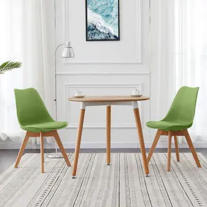 Elianna Upholstered Dining Chair (Set of 2) Green