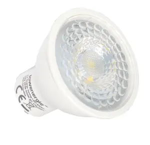 75w Equivalent Brightness GU10 7w LED Spotlight - Day White - Pack of 4