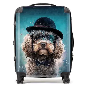 Cockapoo Dog Splashart Suitcase - Large