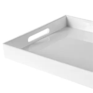 Argon Tableware Plastic Tray (Set of 6) White