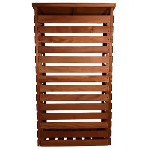 157cm x 88cm Large Wooden Outdoor Garden Patio Log Store Shed