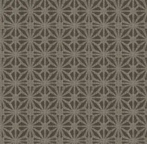 Hotel Luxe Moorish Mosaic Chocolate Brown Wallpaper