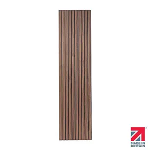 Naturewall SlatWall Grand Deep Walnut - 300cm x 60cm