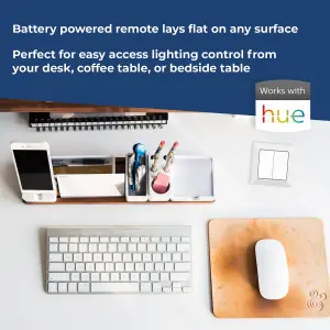 Candeo Remote Double Dimmer Switch for Philips Hue (Friends of Hue switch)