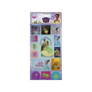 The Princess and the Frog 3D & Lenticular Stickers Multicoloured (One Size)