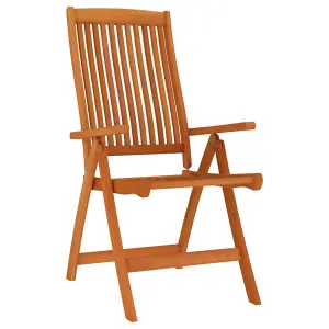 Berkfield Folding Garden Chairs 6 pcs Solid Wood Eucalyptus