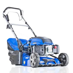 Hyundai 17"/43cm 139cc Electric-Start Self-Propelled Petrol Roller Lawnmower HYM430SPER