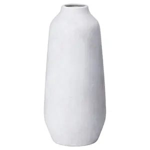 Hill Interiors Darcy Ople Vase Stone (35cm x 15cm x 15cm)