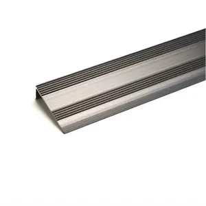 0.9m Superior Brushed Steel Nickel Nosing Door Plate Threshold