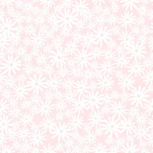 Skinny Dip Pink Floral Mica effect Embossed Wallpaper