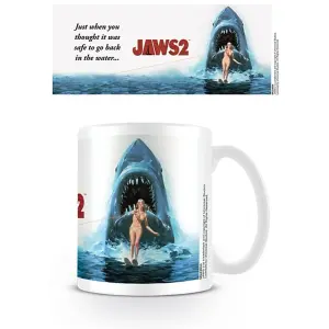 Jaws Poster Mug Blue/White (One Size)