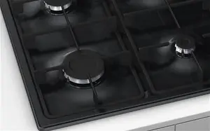 Bosch PBP6B6B60 Series 2 58cm 4 Burner Gas Hob - Black