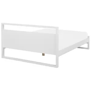 Wooden EU Super King Size Bed White GIULIA