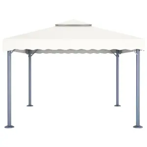 Berkfield Gazebo 400x300 cm Cream Aluminium